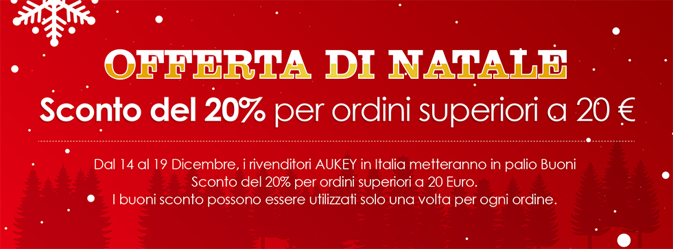 Banner Promozione Aukey